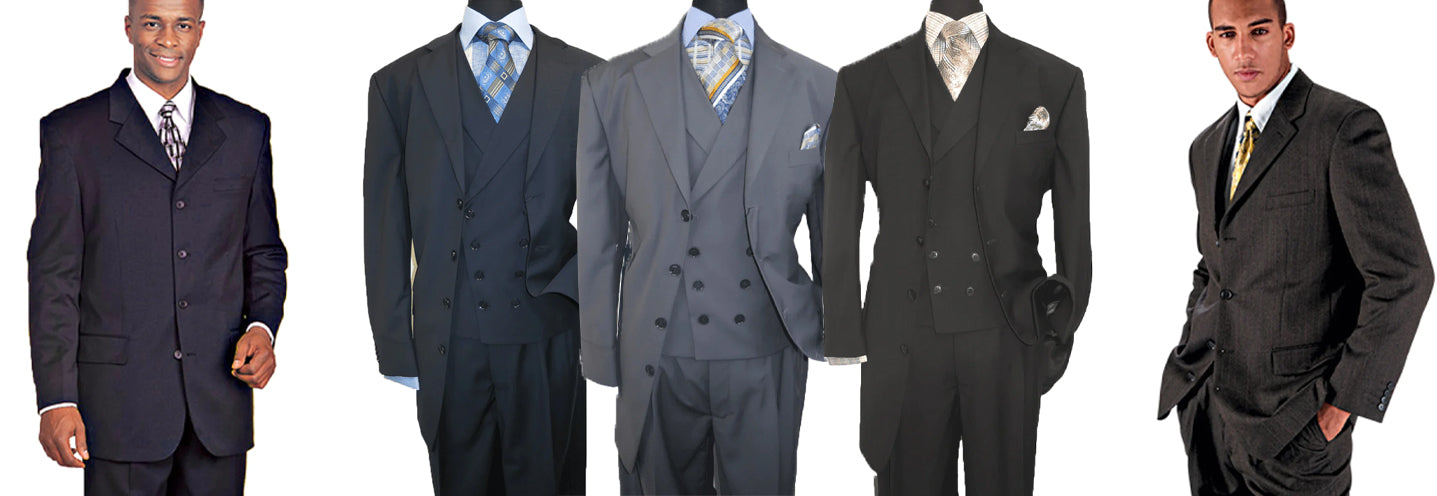 4 button single breasted suit sale