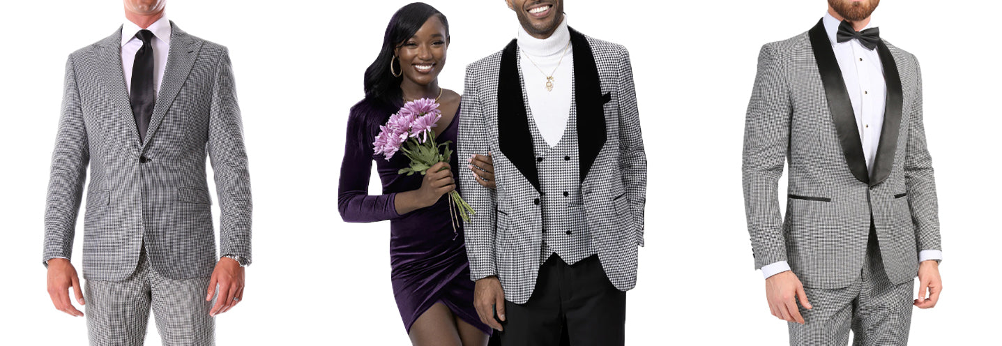 Mens Houndstooth Suits – SignatureMenswear