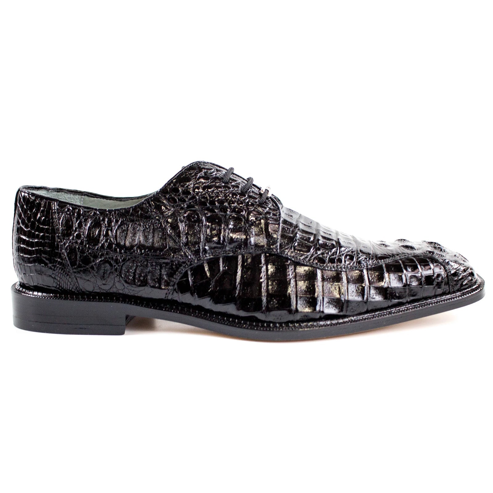 Belvedere Astor Soft Calf & Caiman Crocodile Dress Sneaker – Purple main image 0