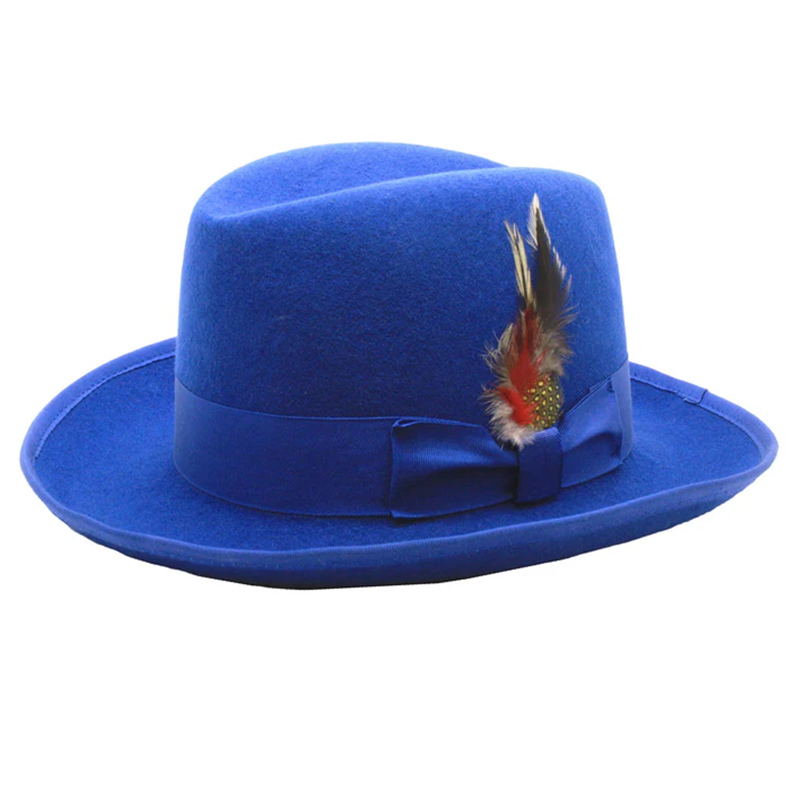 Mens Gangster Godfather Hat in Red main image 0