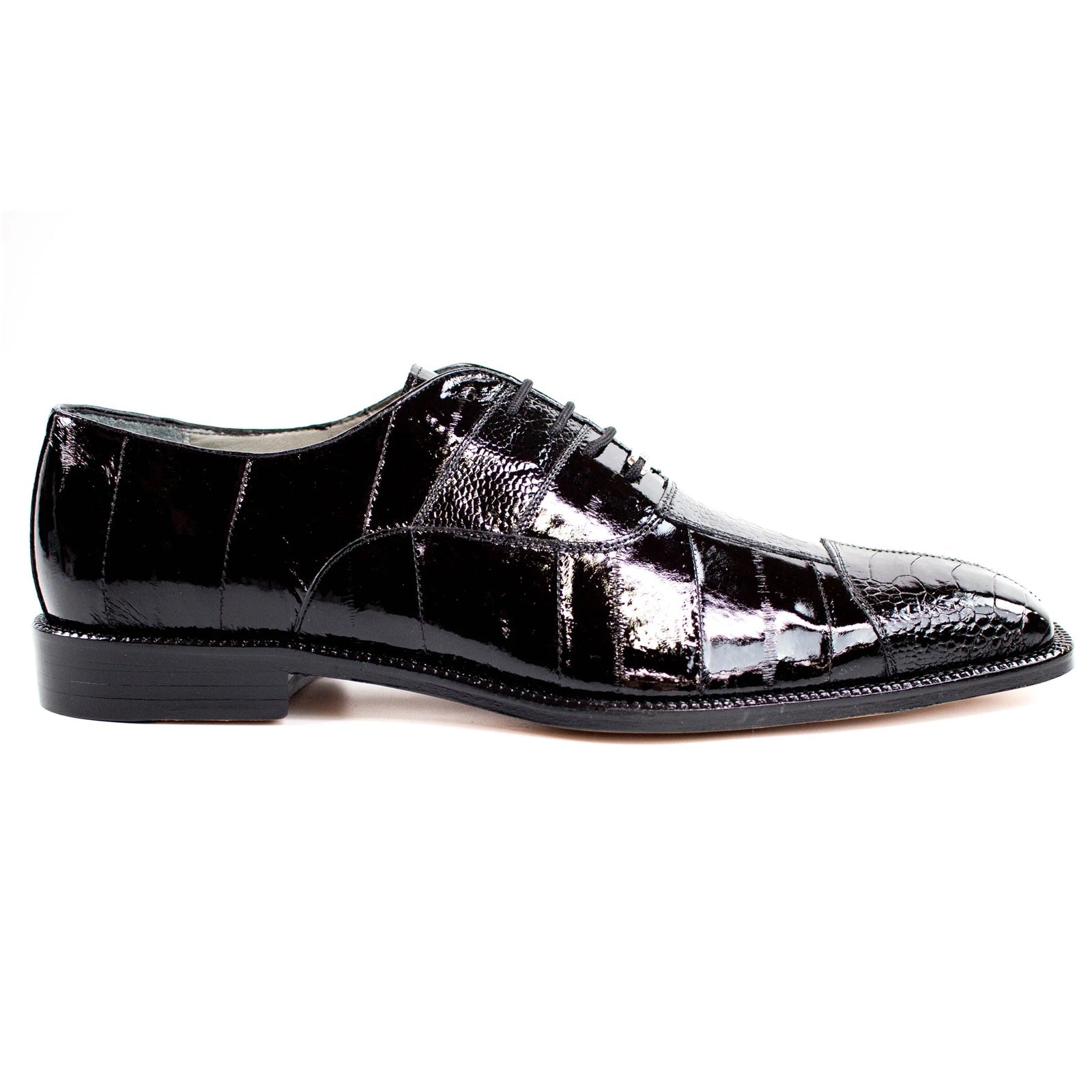 Belvedere Ostrich Leg Belt - Ocean Blue Dress Shoe main image 1