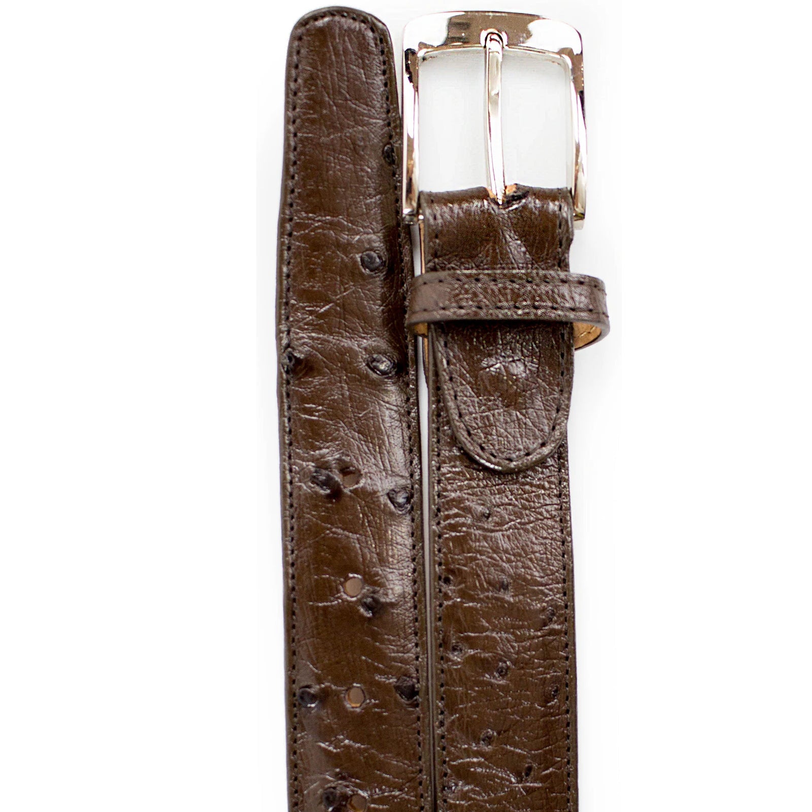 Brown Ostrich Quill Belt