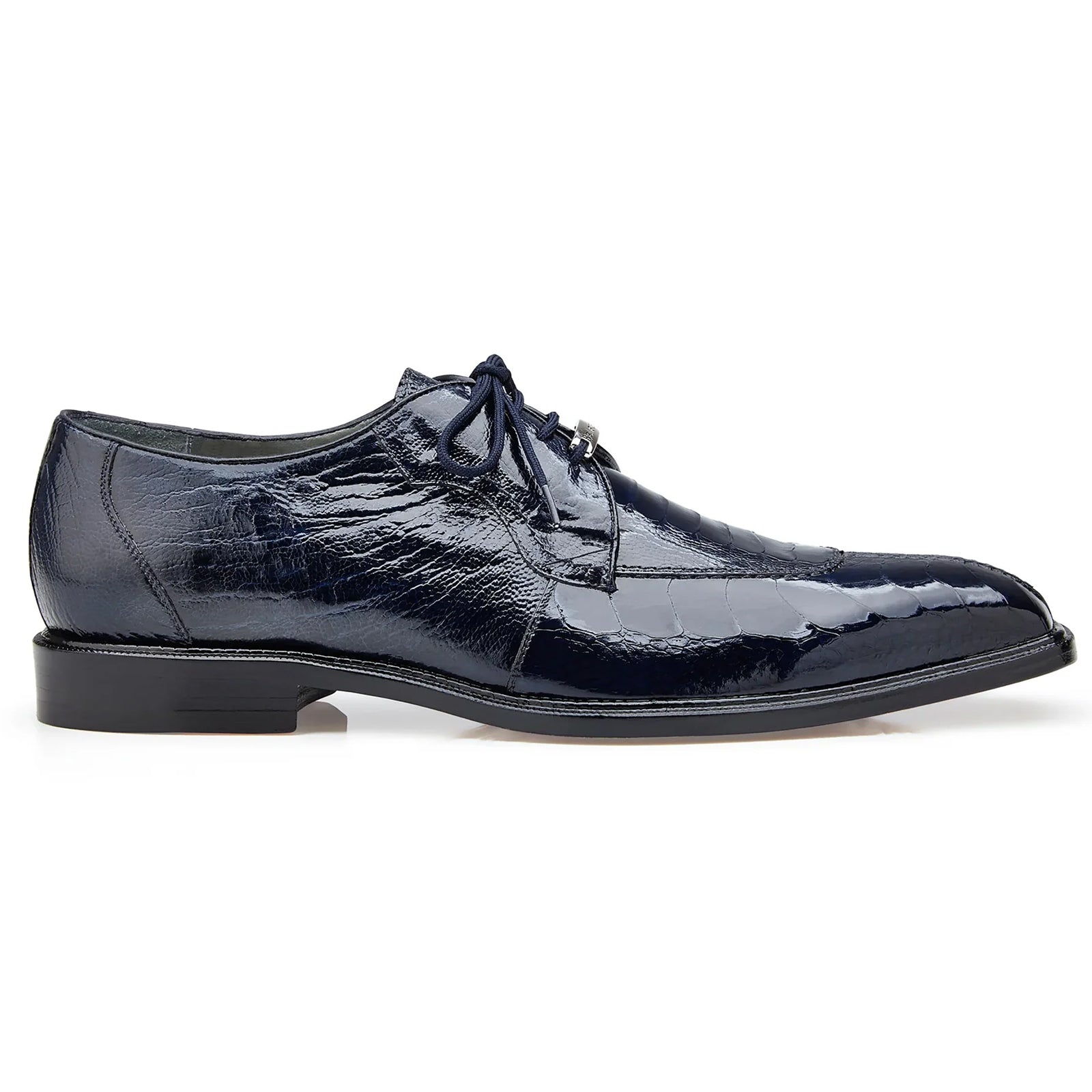 Mens Belvedere Isola Ostrich Quill Dress Shoe in Brown main image 1