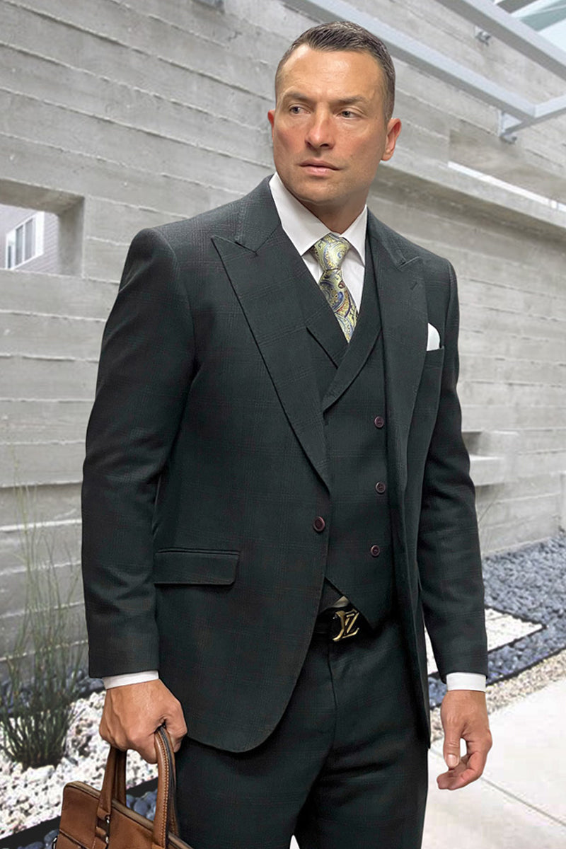 Men'S Peak Lapel Hunter Suit main image 1