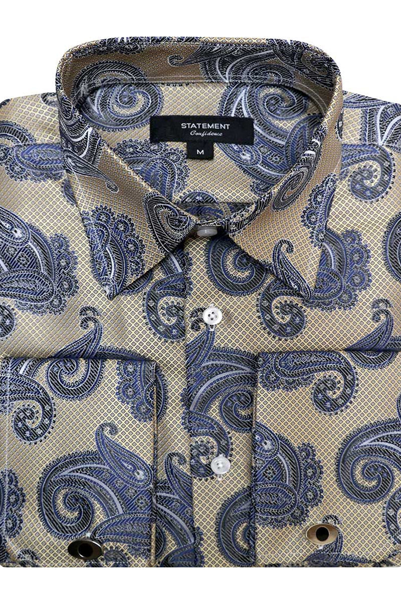 blue paisley dress shirt Tennis Dress Large main image 1