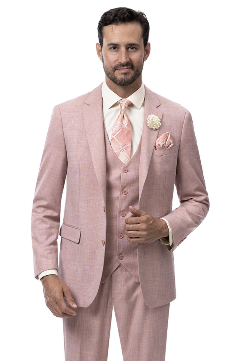 Apollo King Olive Poplin Suit: Modern Fit Two-Button main image 1