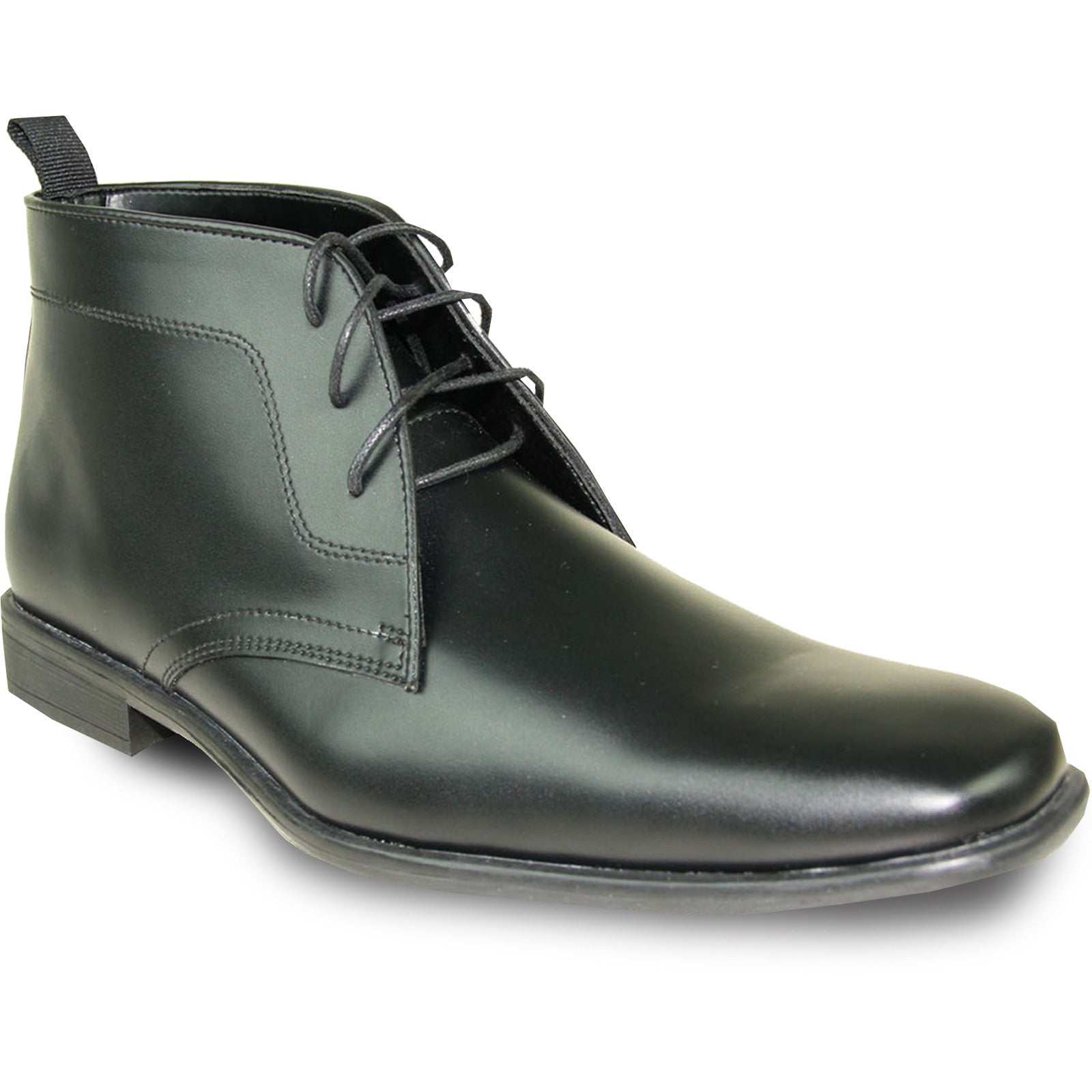 Mens Formal Prom & Wedding Dress Ankle Boot in Matte Black 14M / Black Mens Formal Prom & Wedding Dress Ankle Boot in Matte Black 14M / Black