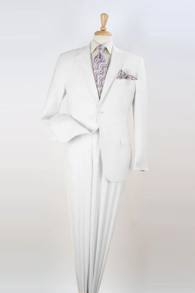 Mens Modern Fit 2 Piece Tuxedo in White main image 1