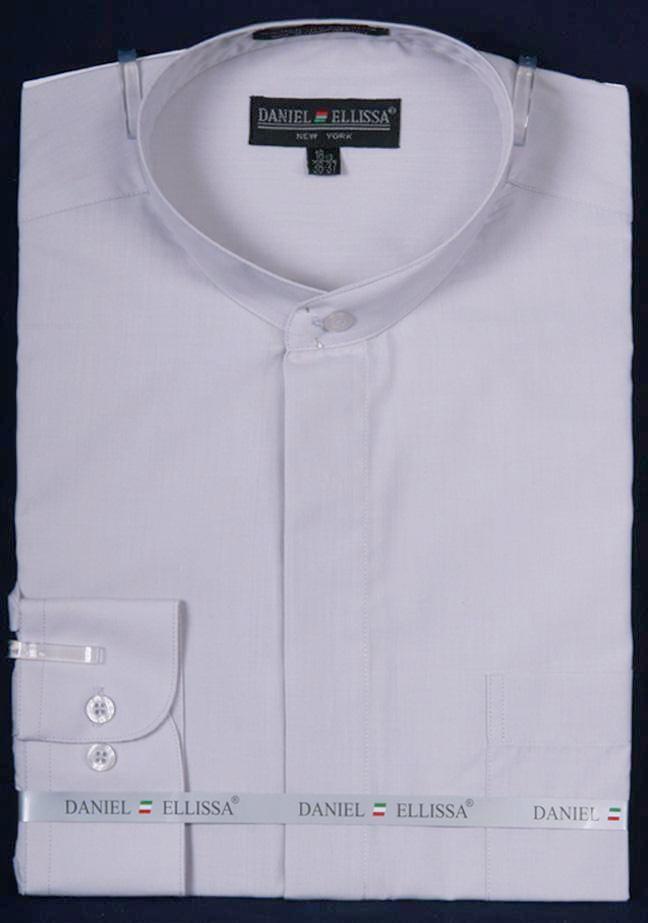 French Cuff Window Pane Pattern With Collar Black Men's Dress Shirt main image 1