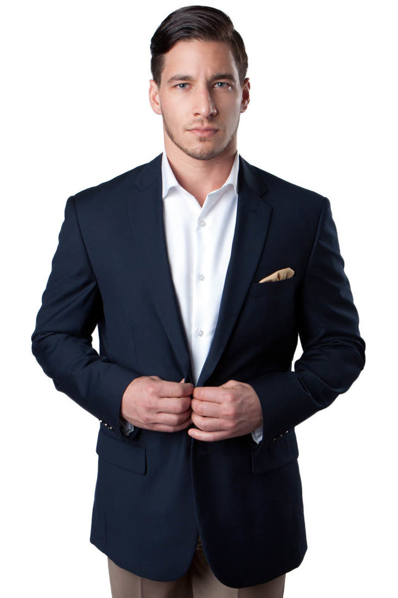 Men's Two-button corduroy Jacket Sport Coat Black main image 1