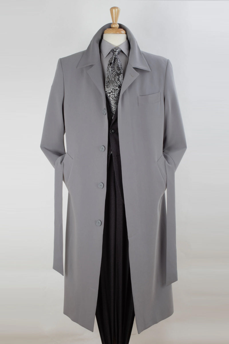 Mens ankle length overcoat online