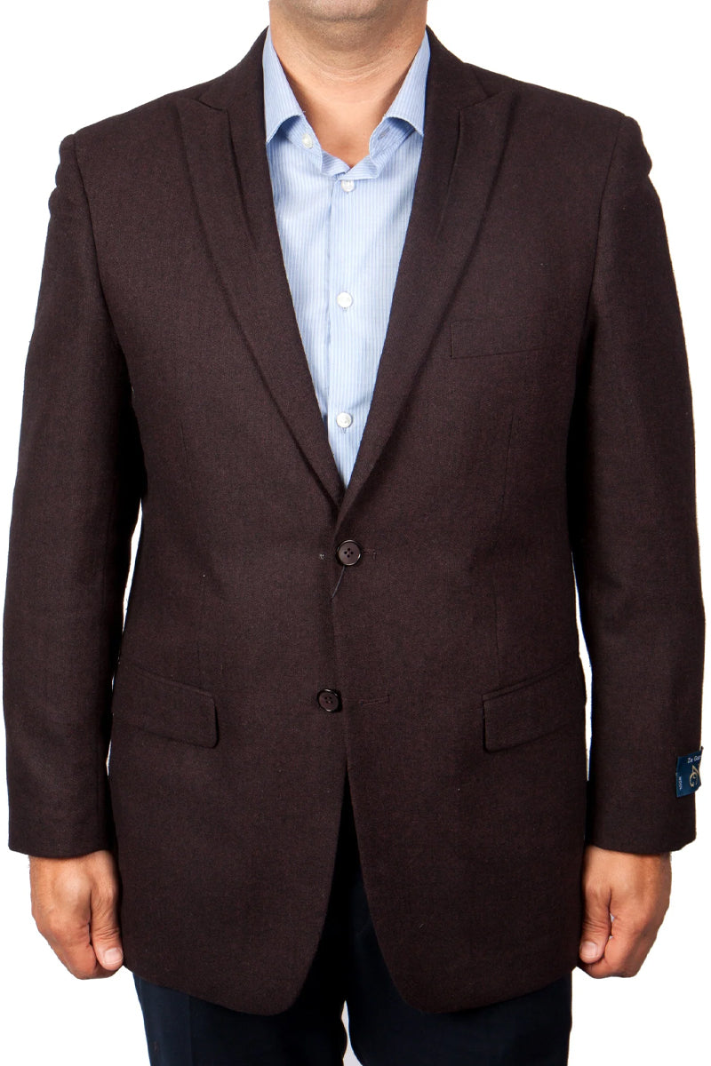 two button peak lapel blazer