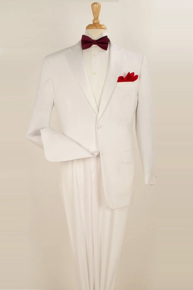 Men's Classic Two Button  Tuxedo White main image 0