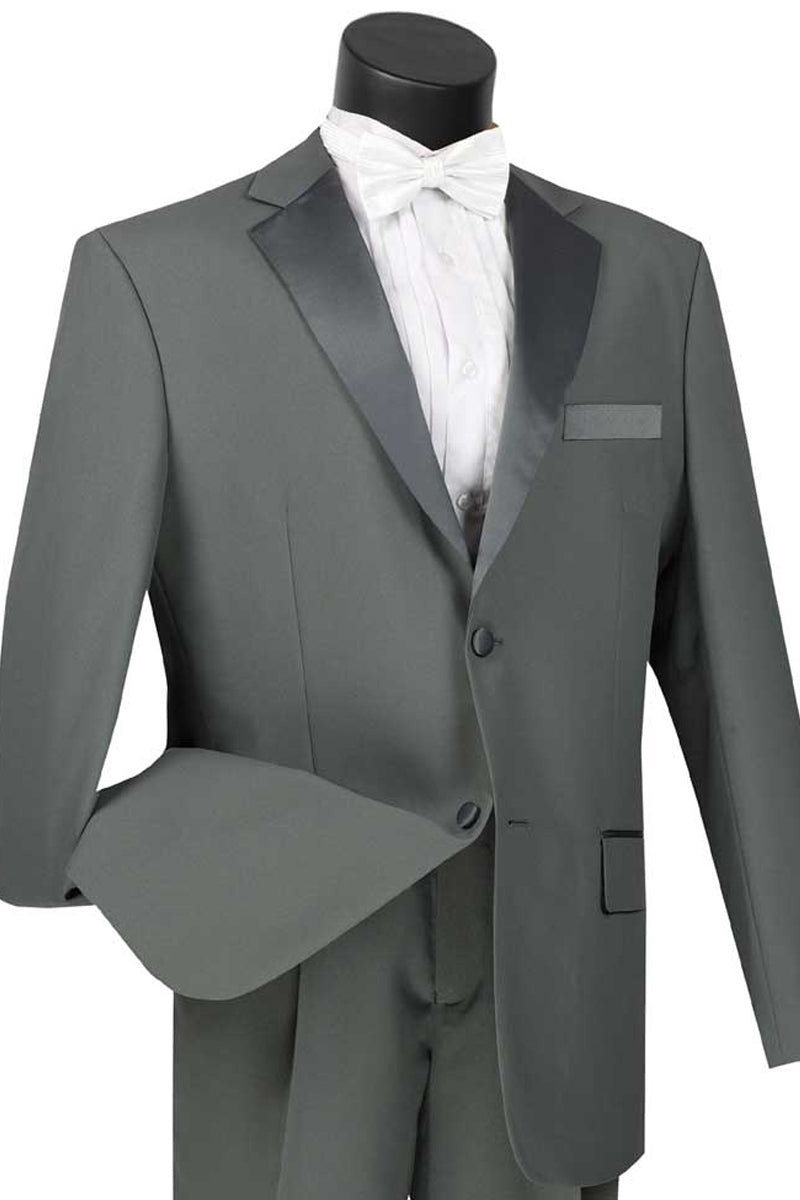Mens Modern Fit Classic 2 button Tuxedo in White main image 1