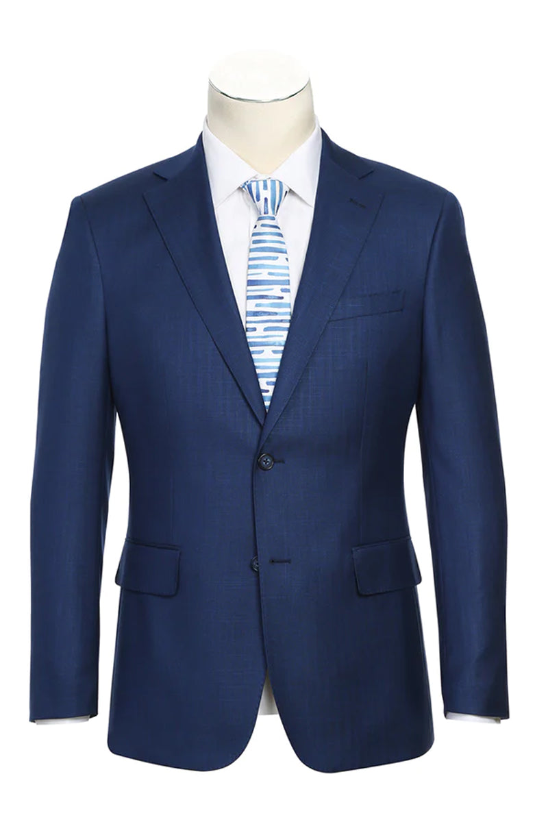 0040~Two Button Slim Fit Suit with Notch Lapel main image 0