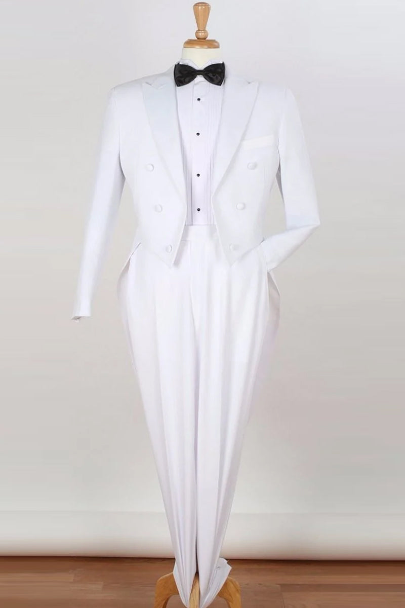Mens Classic Fit Long Tail Tuxedo in White SignatureMenswear — free download