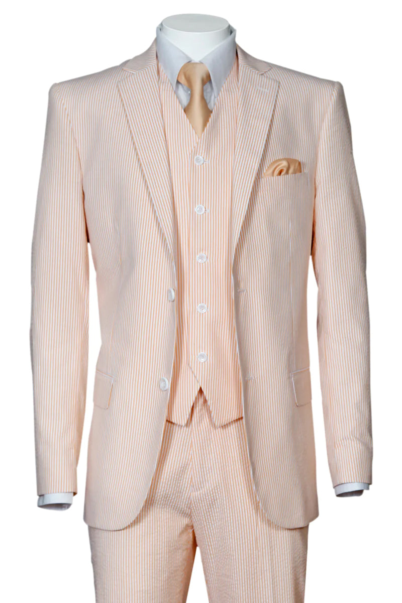 Saruwa2♡ The Modern Seersucker Suit. Breezy in feel, sharp in form