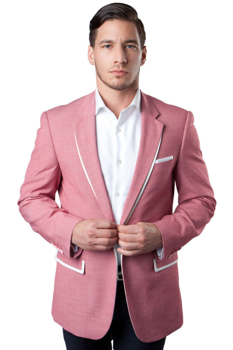 Men's One Button Aqua  Blazer main image 1