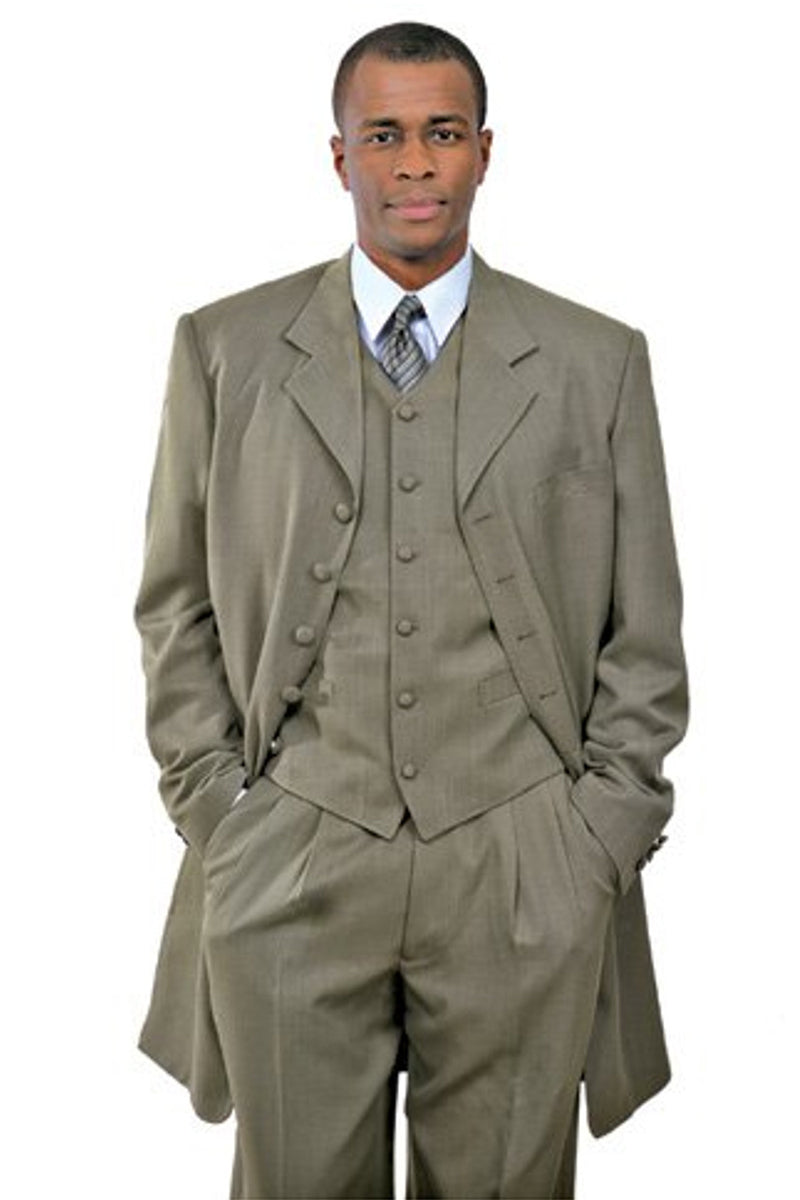 EMPIRE MADE Zazous CLOTHING スーツ【M】 Mens Long Vested Fashion Zoot Suit in Taupe – SignatureMenswear
