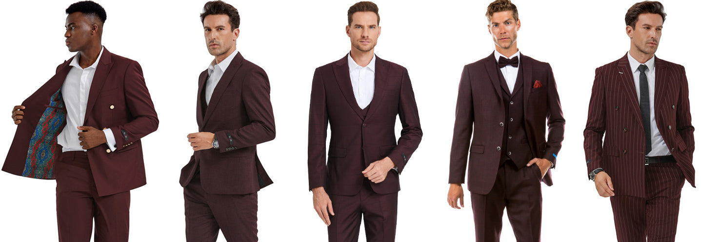 Mens Burgundy Suits – SignatureMenswear