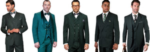 Mens  Hunter Green Suits