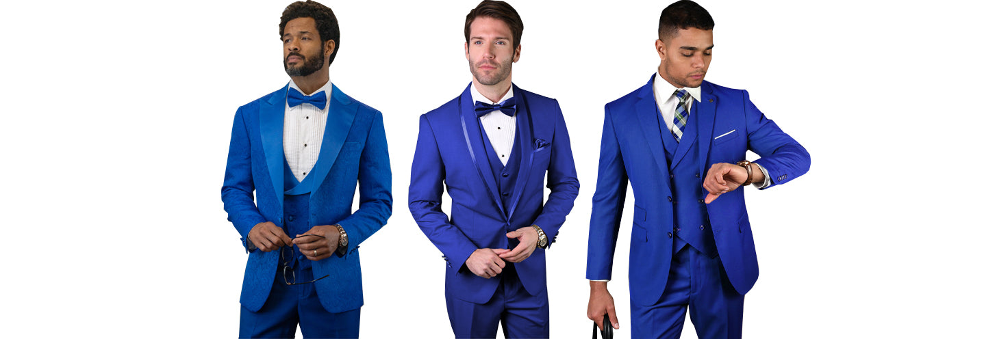 blue suit for men