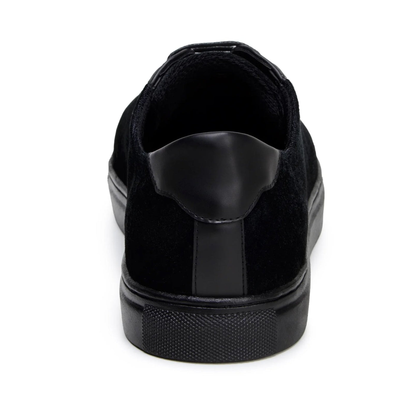 Men's Belvedere Prince Velvet & Matte Leather Tuxedo Sneaker in Black