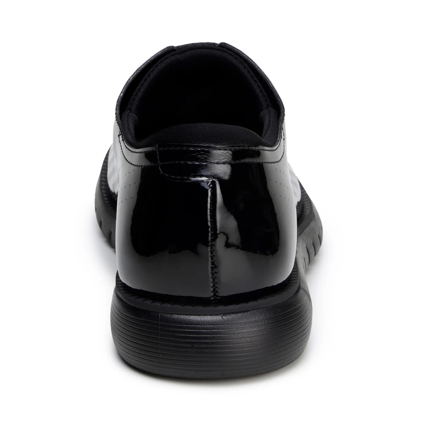 Men's Belvedere Maxim Patent Leather Tuxedo Dress Sneaker in Black