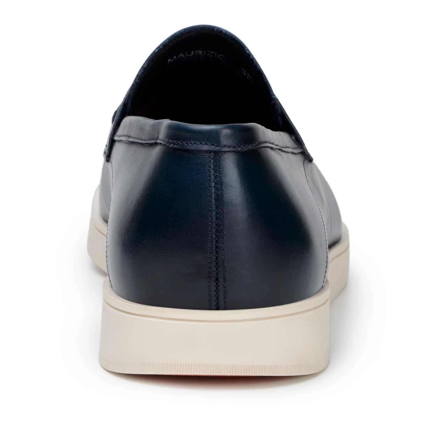Men's Belvedere Maurizio Nappa Leather Casual Penny Loafer in Navy