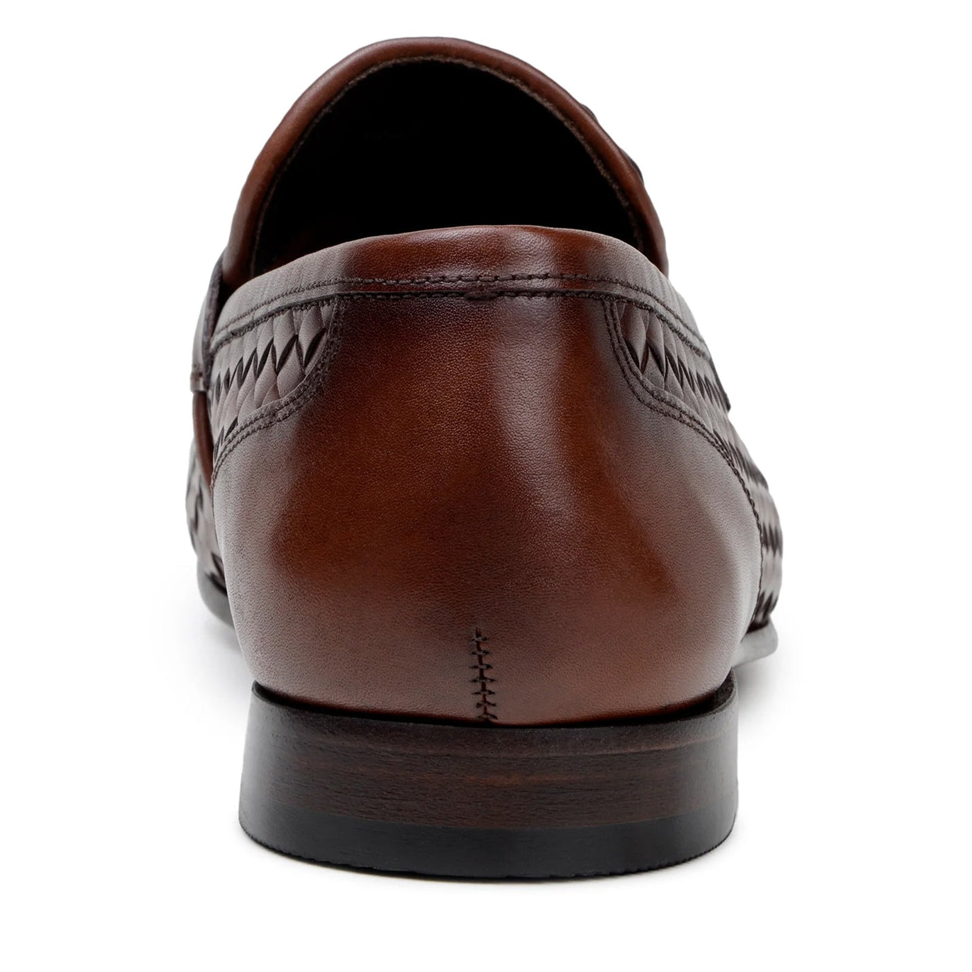Men's Belvedere Luca Italian Calf Leather Slip on Penny Loafer in Tan