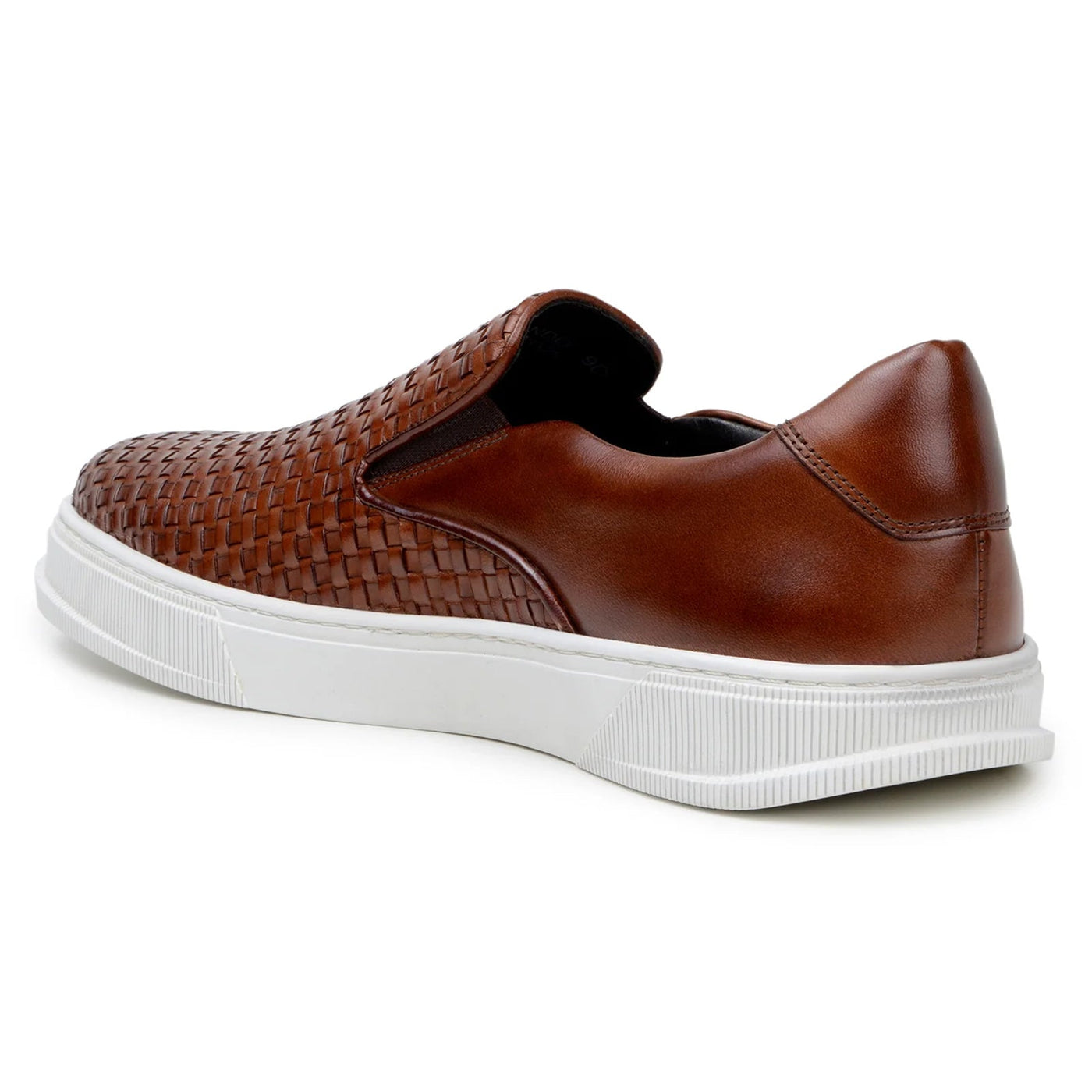 Men's Belvedere Fernando Quilted Leather Slip on Dress Sneaker in Tan