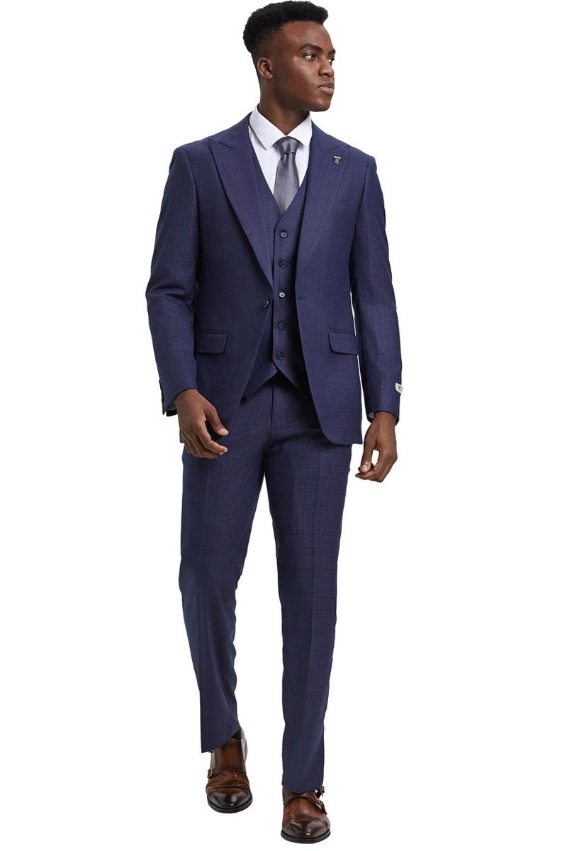 fitted lace wedding dress Nick Graham Men's Windowpane Dress Shirt With Tie Set, purple, 14.5"-15"  Neck 32"-33" Sleeve : Buy Online at Best Price in KSA