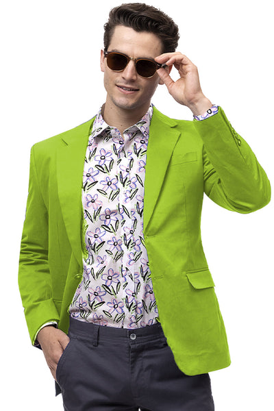 Men's Modern Fit Casual Summer Chino Blazer in 