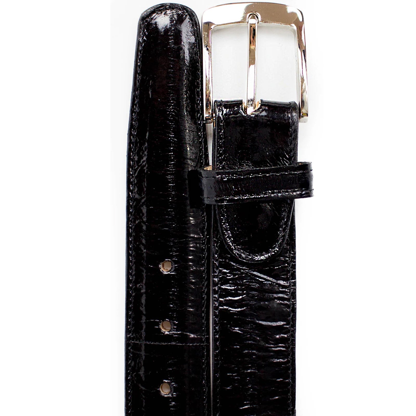Belvedere Eel Belt - Navy Eel Skin Luxury Shoe main image 1