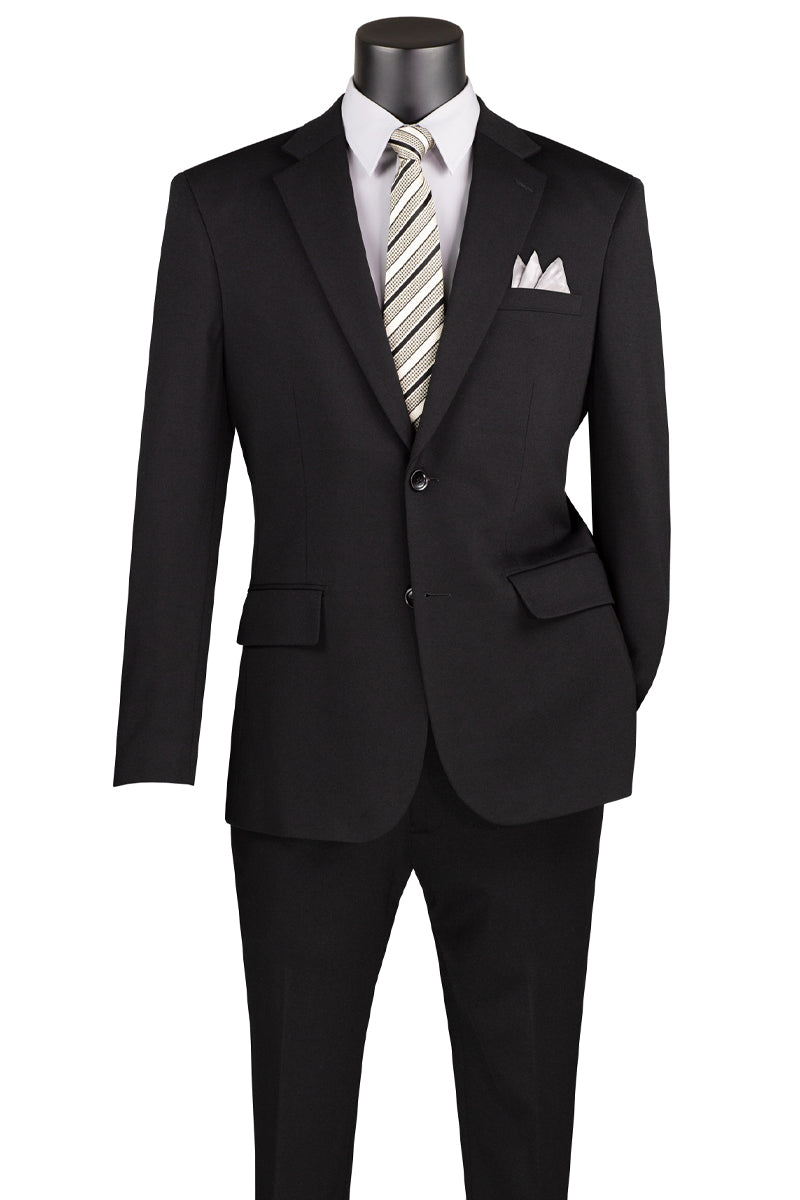 Men's Basic Slim Fit Ultra Stretch Wedding Suit in Ivory Off White