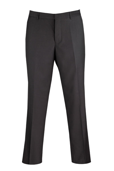 Men's Modern Fit Wool Feel Dress Pants in Black