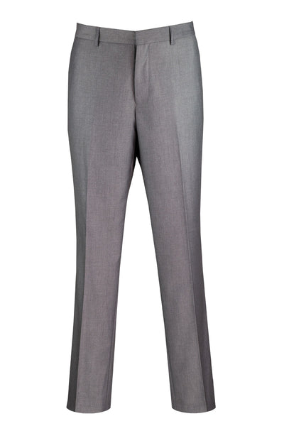 Men's Modern Fit Wool Feel Dress Pants in Grey