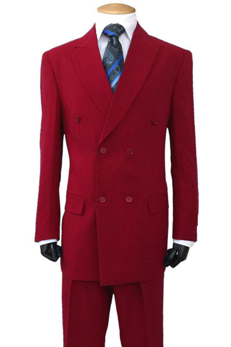 Apollo King Black Poplin Suit - Modern Fit Two-Button main image 1