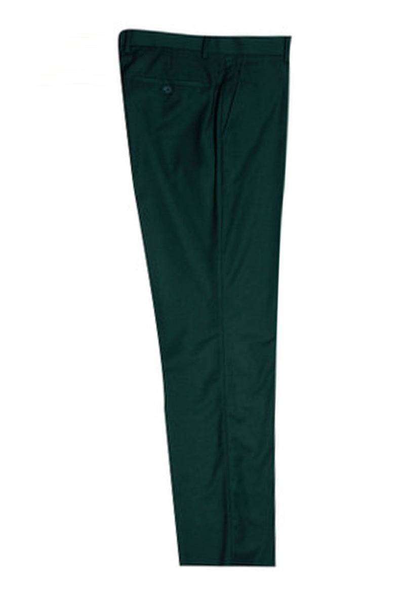 Men's Two Button Vested Stacy Adams Basic Suit in Hunter Green