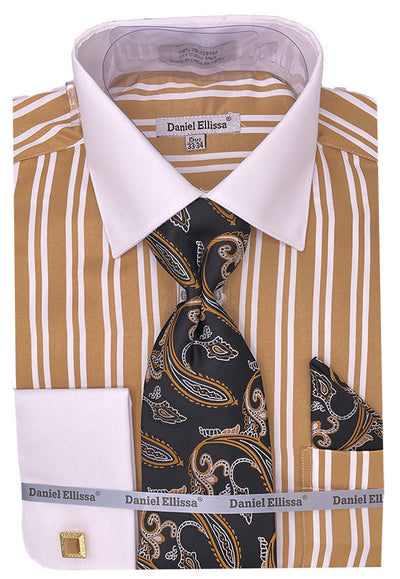 big and tall french cuff dress shirts Men's & Traveler Collection Slim Fit Spread Collar Shirt at Jos. A. Bank, Cream/White, Size 16 1/2 X 36 Slim Fit Reserve Collection Tailored Fit Spread