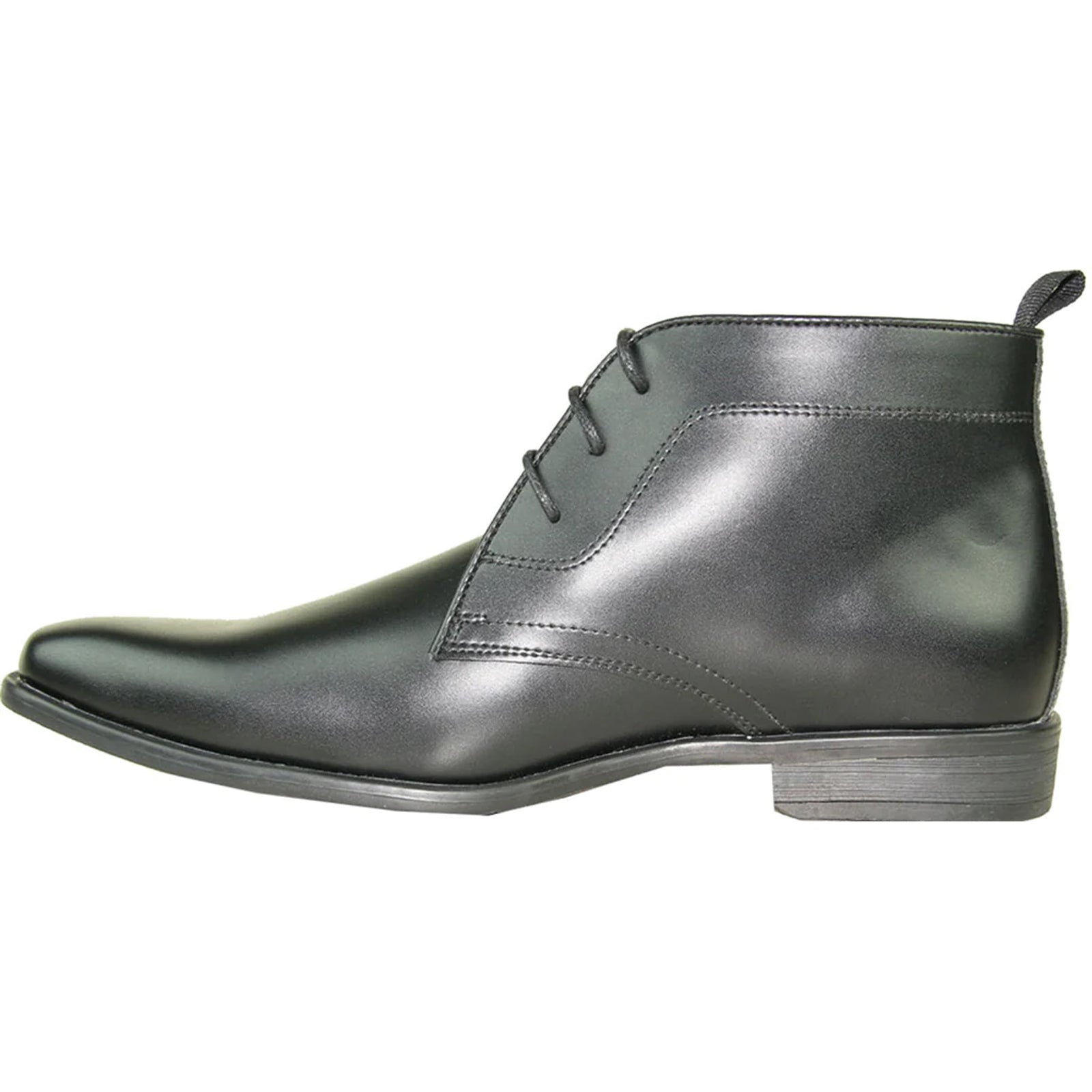 Mens Formal Prom & Wedding Dress Ankle Boot in Matte Black