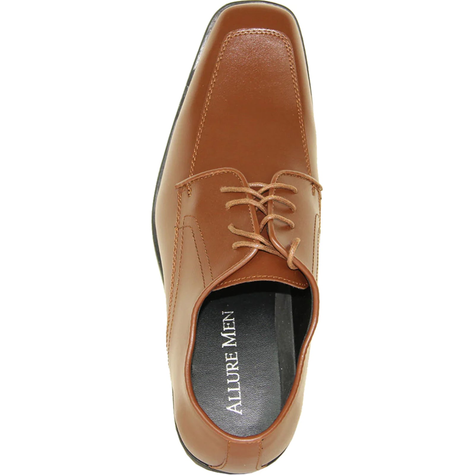 Mens Formal Oxford Lace Up Dress & Tuxedo Shoe in Light Brown