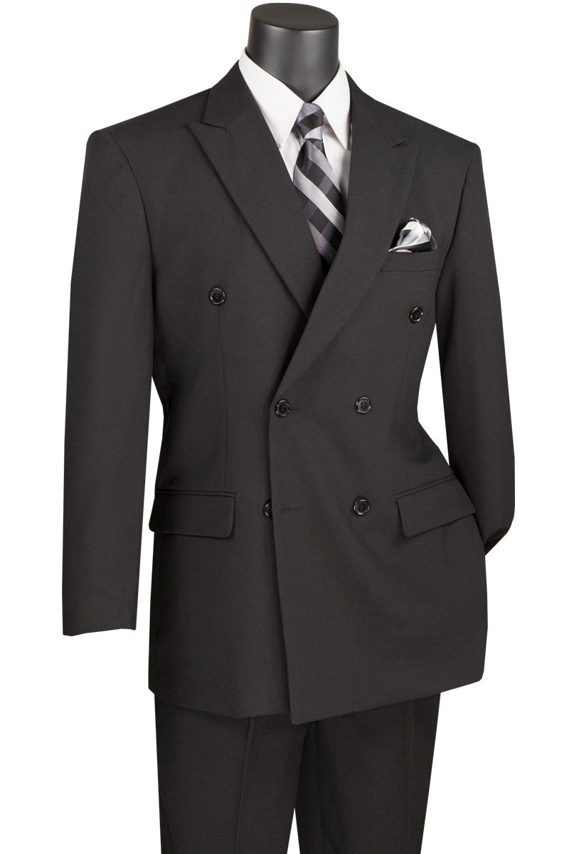 mens grey dress pants Zegarie Suit Separates Dark Grey Solid Men's Dress Pants Dark Grey / 38W / MP346-03
