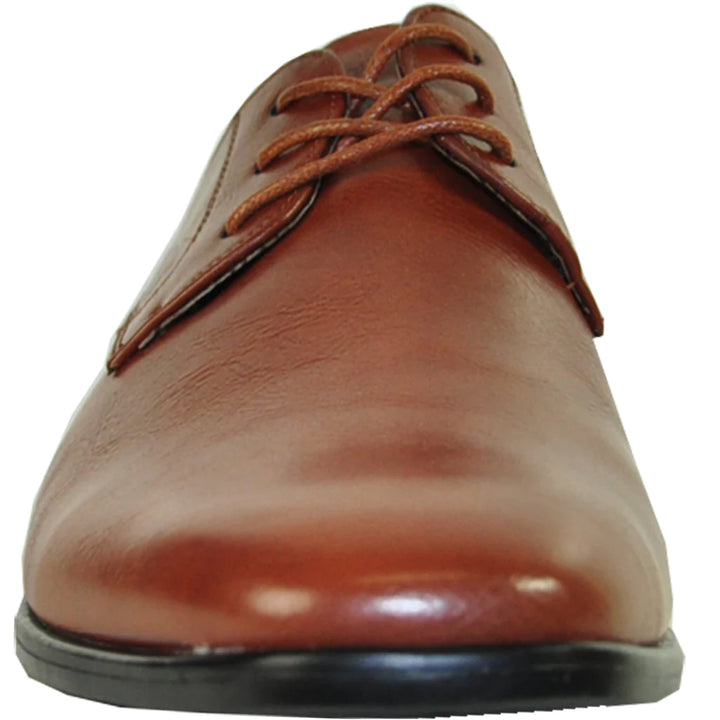 brown boots with a black dress Cognac Bradley Lace Up  Geno's Formal Affair