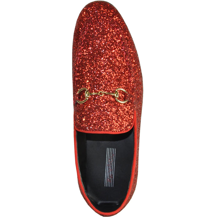 glitter dress shoes men Amazon.com | COSIDRAM Men's Glitter Dress Shoes Metallic Sequins Tuxedo Luxury Gold Buckle Loafers Slip-on Wedding Party Shoes Black 7
