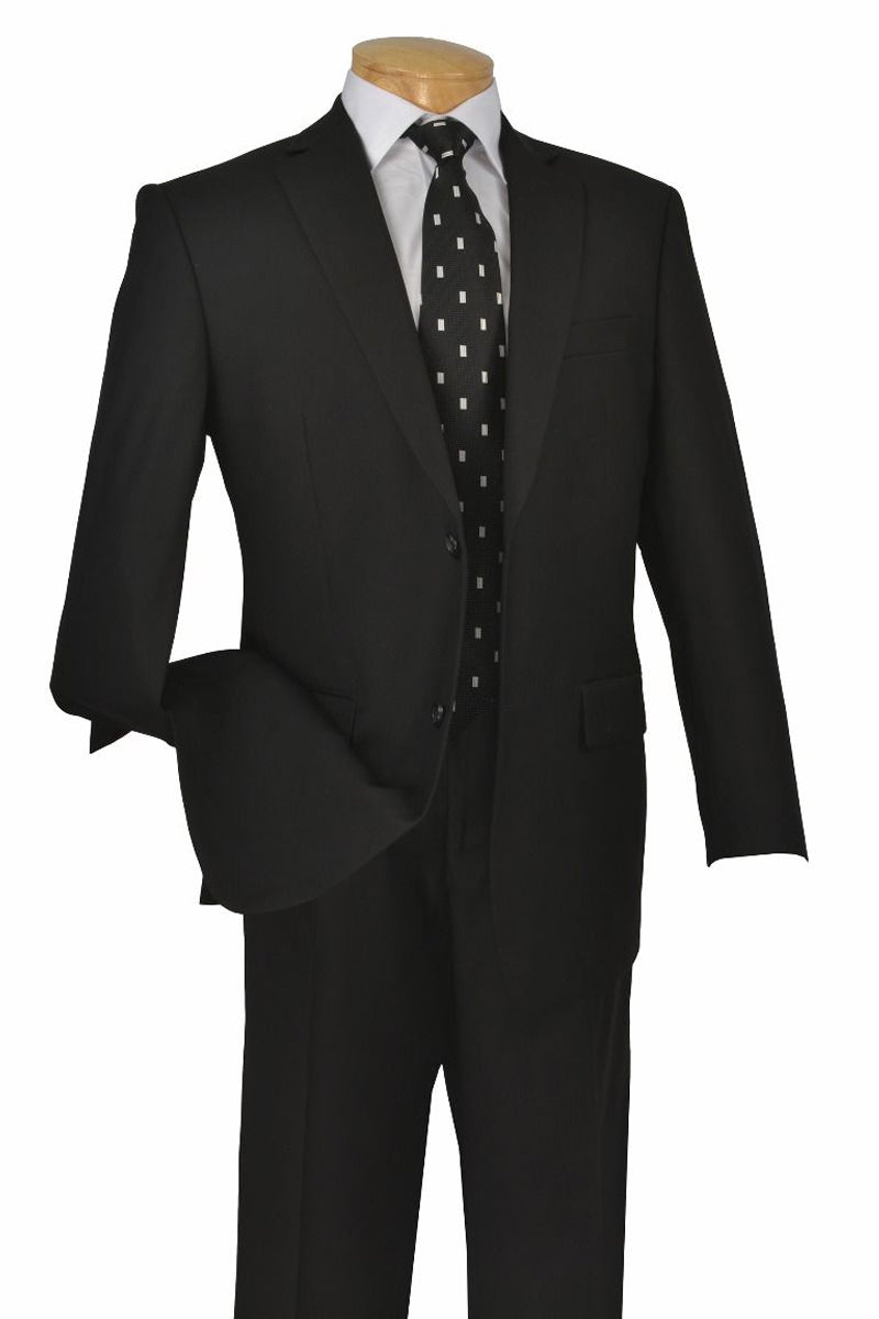 Apollo King Burgundy Wool Feel Suit: Modern Fit Two-Button main image 0