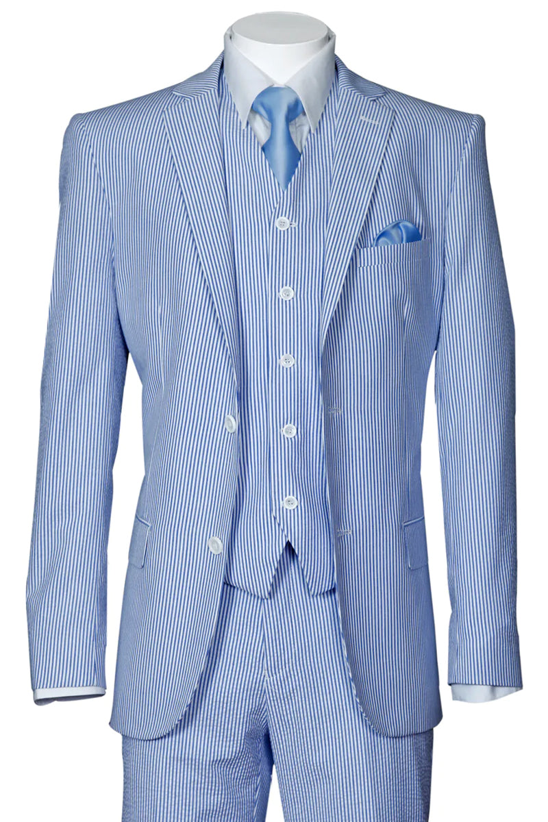 Fortino Landi Men's Dress Shirt Set - Classic Fit With Matching Tie & Handkerchief (Style SG21)