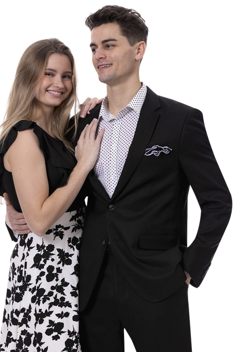 Mens Linen Walking Suit - Solid Coral Summer Outfit - Mens Linen Suit